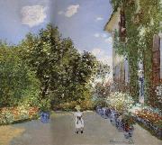 Claude Monet The Artist-s House at Argenteuil France oil painting artist